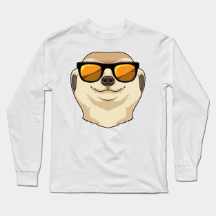 Meerkat with Sunglasses Long Sleeve T-Shirt